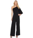 Adrianna Papell - Knit Crepe One-shoulder Jumpsuit