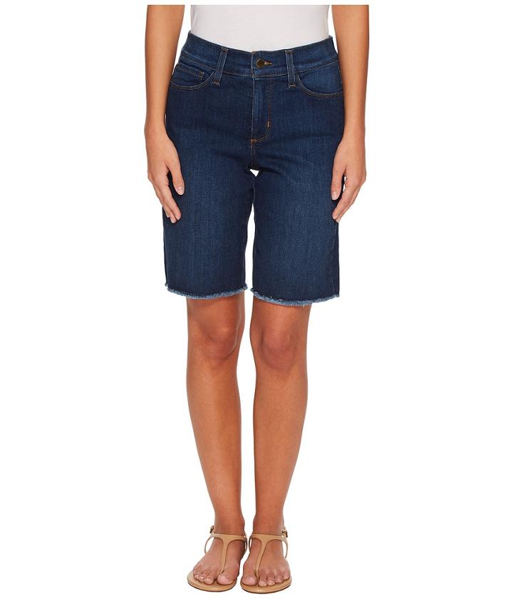 Nydj Petite - Petite Briella Shorts W/ Fray Hem In Cooper
