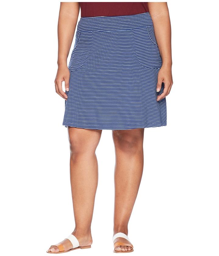 Extra Fresh By Fresh Produce - Plus Size Pinstripe City Skort