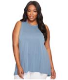 Vince Camuto Specialty Size - Plus Size Sleeveless High-low Hem Top