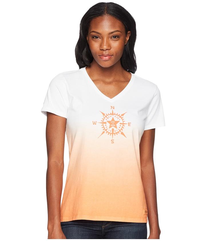 Life Is Good - Compass Star Crusher Vee Tee