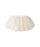 Mud Pie - Ivory And Gold Mesh Tutu