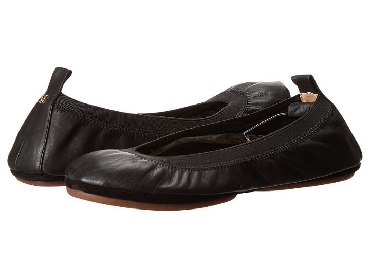 Yosi Samra - Samantha Soft Leather Fold Up Flat With Contrast Cap Toe