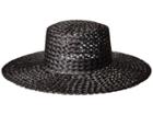 Lack Of Color - Sunnydip Noir Straw Boater