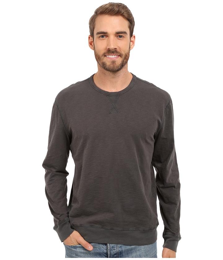 True Grit - Lightweight Soft Slub Sweatshirt W/ Stitch Details