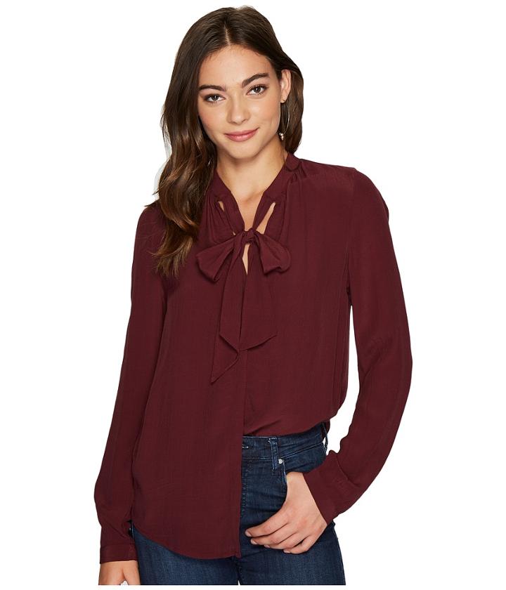 Lucky Brand - Tie Neck Top