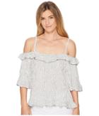B Collection By Bobeau - Adrian Beaded Off Shoulder Tank Top