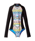 Hobie Kids - Desert Daze Zip Front Bodysuit