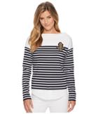 Lauren Ralph Lauren - Striped Layered Cotton Sweater