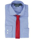 Lauren Ralph Lauren - Classic Fit Non Iron Broadcloth Estate Collar With Pocket Dress Shirt