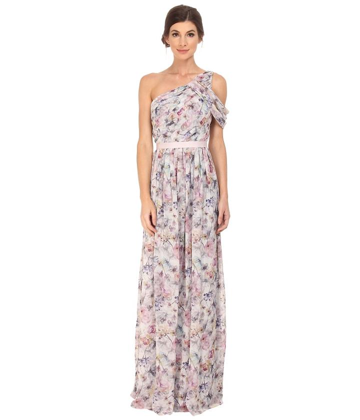 Donna Morgan - Printed One Shoulder