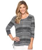 Fdj French Dressing Jeans - Hazy Stripe Scoop Neck Top