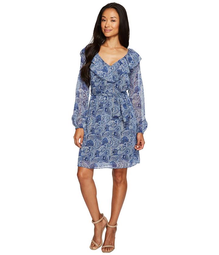Michael Michael Kors - Kinley V-neck Tie Dress