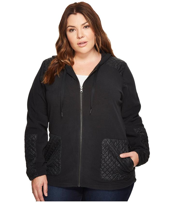 Columbia - Plus Size Warm Up Hooded Fleece Full Zip