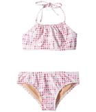 Toobydoo - Pink Dots Bandeau Halter Bikini