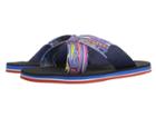 Etro - Crisscross Printed Sandal With Paisley Footbed