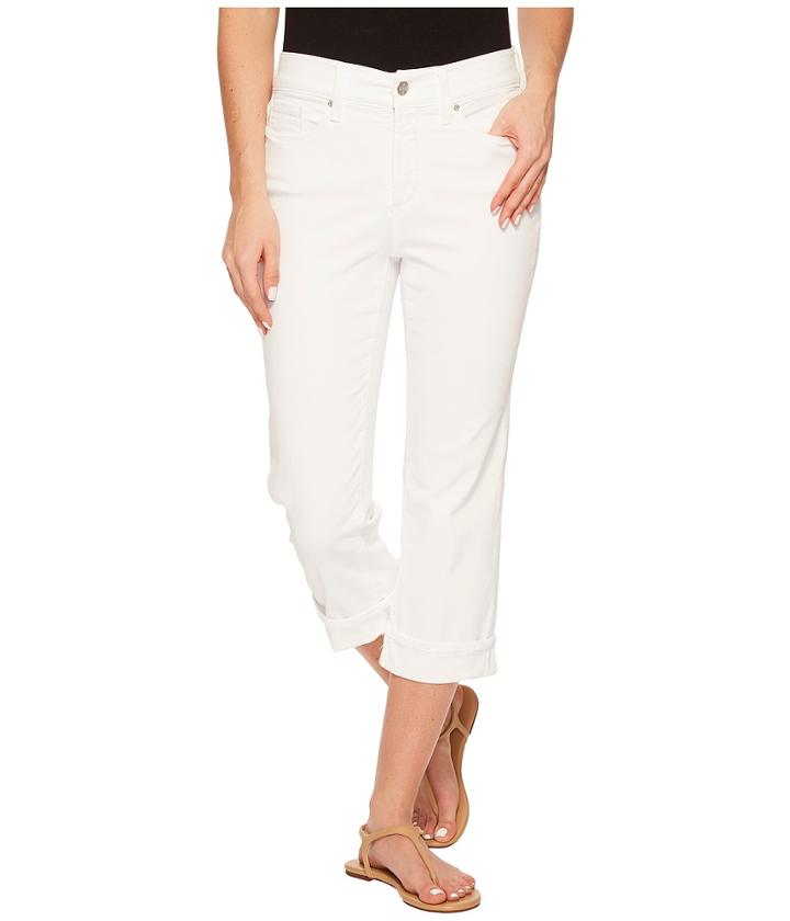 Nydj - Marilyn Crop Cuff In Optic White