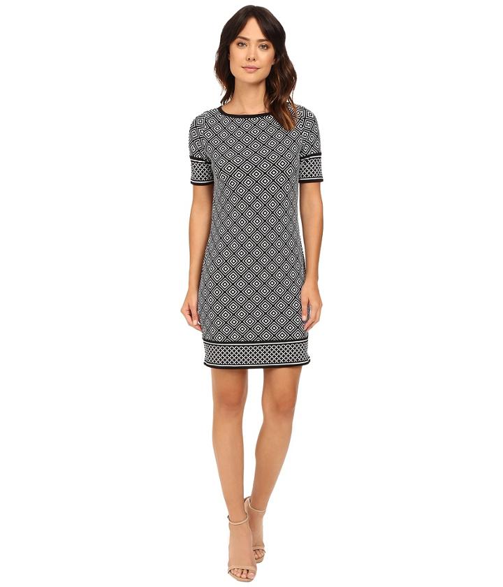 Michael Michael Kors - Loflin Border Short Sleeve Dress