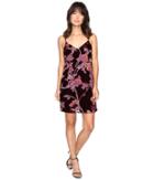 Brigitte Bailey - Kleo Spaghetti Strap Floral Velvet Dress