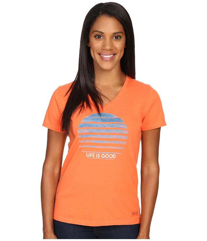 Life Is Good - Life Is Good Stripe Sun Crusher Vee