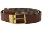 Lauren Ralph Lauren - 1 3/8 Dobson Print/solid Smooth Reversible Belt With Square Endbar Metal Keeper
