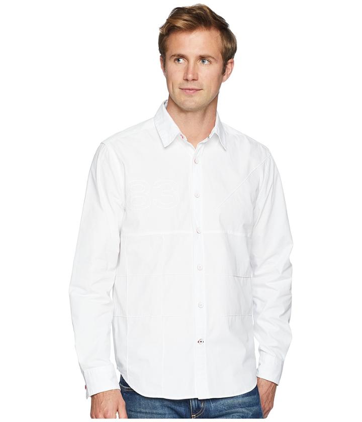 Nautica - Long Sleeve Pieced Woven Shirt