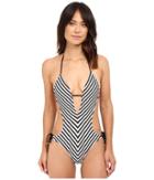 Vitamin A Swimwear - So Ho Chevron Maillot
