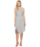 Mod-o-doc - Cotton Modal Spandex Jersey Faux Wrap Tie Back Dress