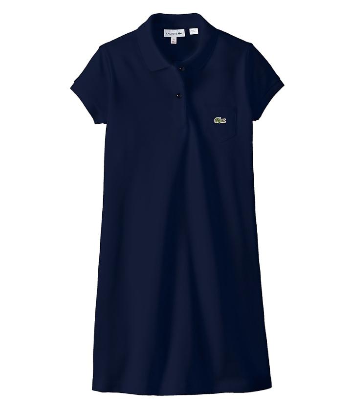 Lacoste Kids - Short Sleeve Classic Pique Polo Dress