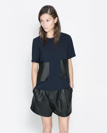 Zara Top With Pockets