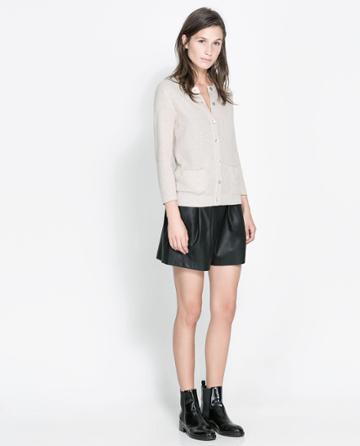 Zara Fine Check Cardigan