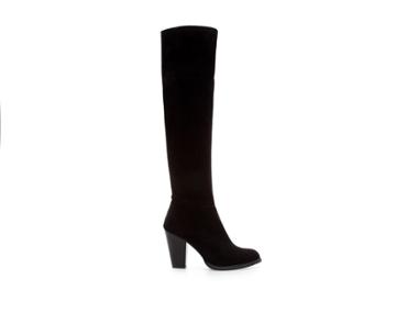 Zara Basic High Heel Leather Boot