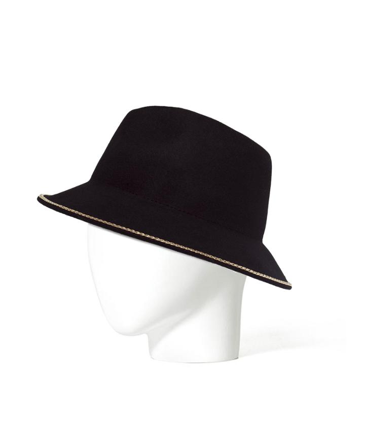 Zara Hat With Chain On The Brim