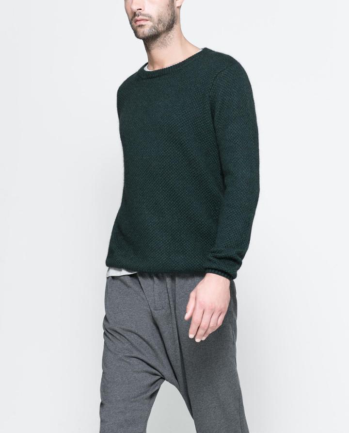 Zara Structured Angora Sweater