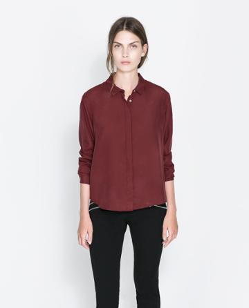 Zara Silk Blouse