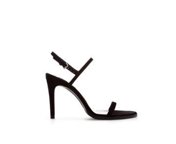 Zara Suede Leather High Heel Sandal