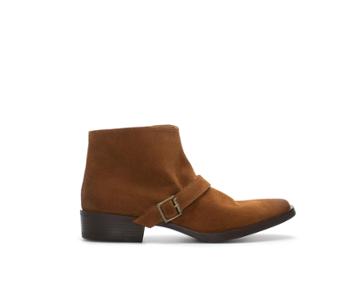 Zara Suede Leather Ankle Boot