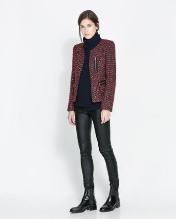 Zara Combination Fabric Jacket
