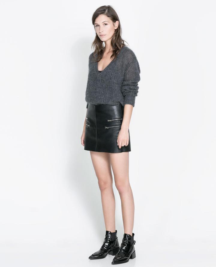 Zara Oversized Ribbed Sweater