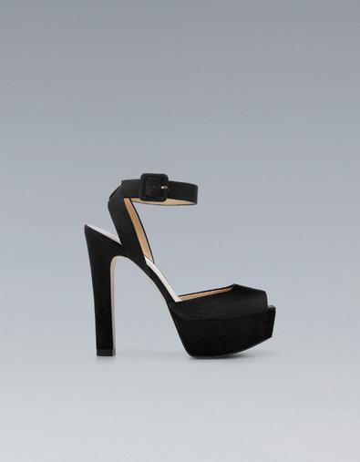 High Heel Sandal With Ankle Strap
