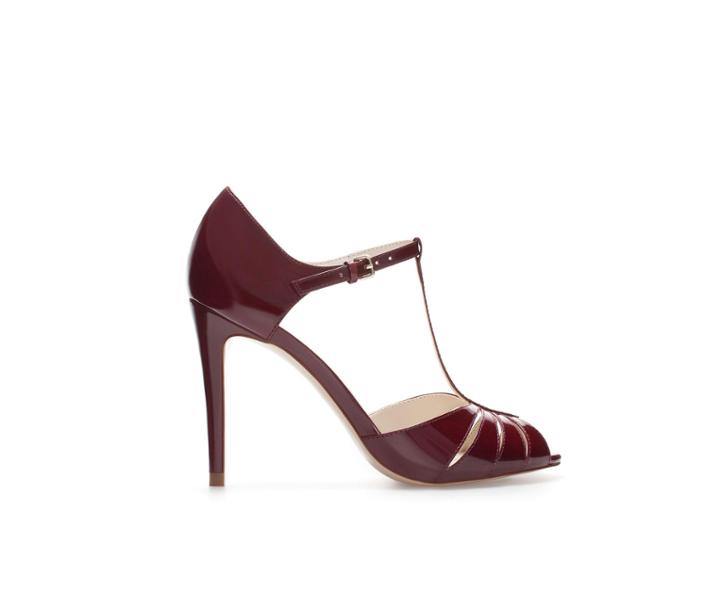 Zara High Heel Shiny Shoe