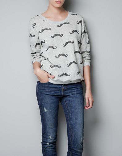Moustache Sweater