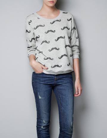 Moustache Sweater