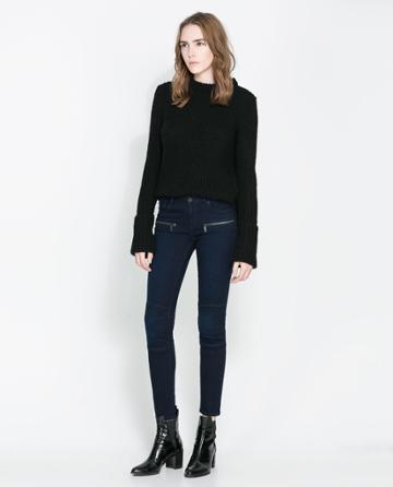 Zara Jeans With Zips