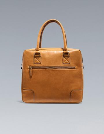Zipped Tote Bag
