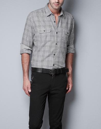 Checked Shirt With Elbow Patches