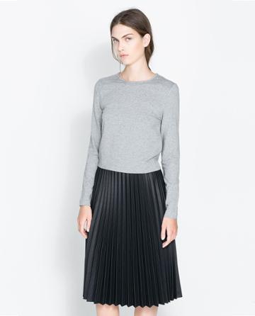Zara Marl Crop T