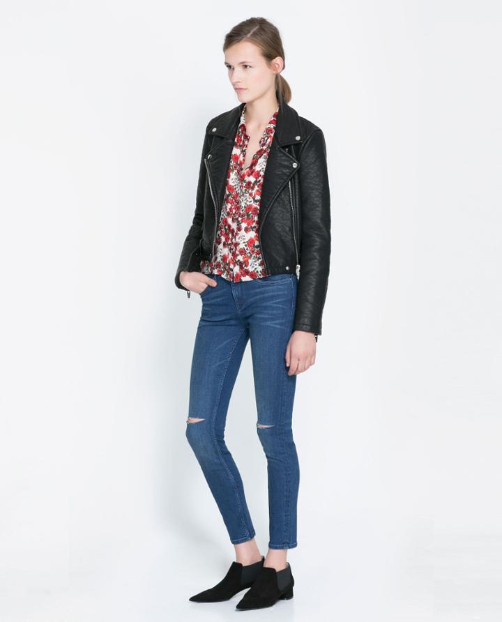 Zara Jeans With Rips