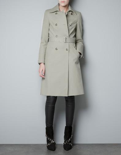 Quilted Trench Coat