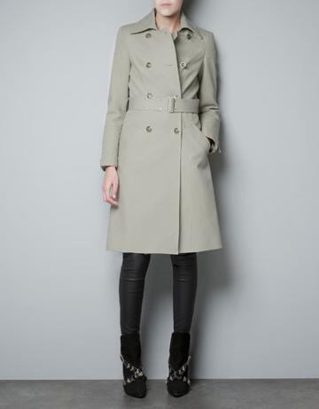 Quilted Trench Coat